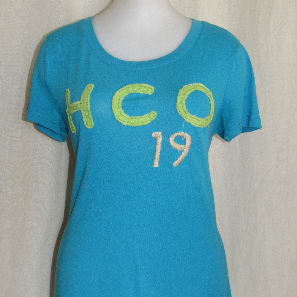 Hollister T-Shirt Embroidered Short Sleeve